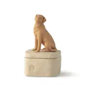Willow Tree Love My Dog (Light Golden) Memory Keepsake Box Susan Lordi 28176