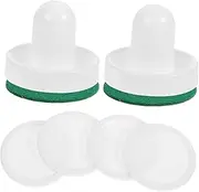 JOINPAYA 1Set Household Ice Hockey Pusher Replacement Kit for Tabletop Games Multi Use Pusher with Paddles Lint Cloths and Balls for Home
