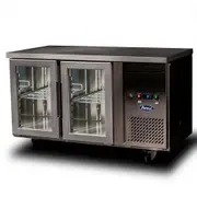 Atosa Glass Two Door Cooling Table