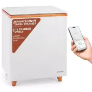 Serenelife Rectangular Towel Warmer Bucket-Built-in WiFi, Single Touch (Natural)