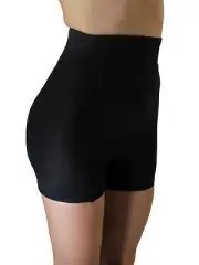 Underworks Padded Mid Leg Black Panty Brief Size Medium
