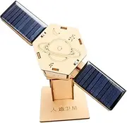 Kisangel 1Set Satellite Kit Educational Science Model for Hands Learning Stem Activity Build Your Own Solar Artificial Satellite Present for