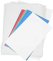 STOBOK 60pcs Embroidery Transfer Paper Cross Stitching Tracing Paper for DIY Crafts