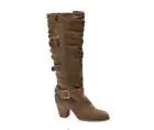 Sofft Womens Colorado Tall Leather Boots Size 8W EURO 39 Magano Brown Suede NEW