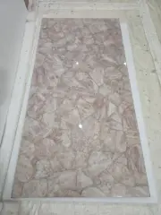 Stunning Rose Quartz Coffee Table Top, Quartz Stone Center Table Top, Home Decor
