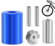 Bicycles Fork Star Nut Set, Bike Headset Star Nut, Bike 28.6mm Fork Tube Installer, Heavy-Duty Performance, Complete with Spare Screws, Aluminum Alloy for Bicycles Maintenance