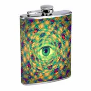 Tunnel Vision Em1 Flask 8oz Stainless Steel Hip Drinking Whiskey