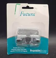 (1) NEW Franklin Brass Futura Double Robe/Towel Hook - CHROME - D2402PC