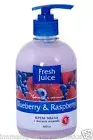 Cream-Soap with Jojoba oil Blueberry & Raspberry 460ml Fresh Juice 1451