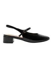 [Sandler] Soho Heeled Shoes in Black Patent Leather