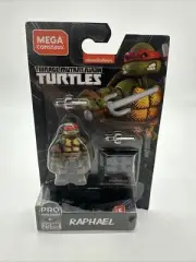 2019 Mega Construx Pro-Builders Teenage Mutant Ninja Turtles Raphael Figure ~NEW