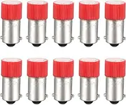 uxcell® LED Bulbs 220V-240V, Interior Light Red, BA9s Base Bulb 10Pcs