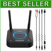 Plug & Play Bluetooth Transmitter for TV: Dual Headphones & No Delay Experience