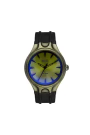 [Diesel] Diesel - Streamline Three-Hand Black Leather Watch - Timeframes - Man - Multicolor UNI Multicolor