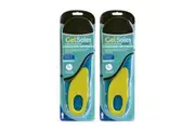 2x Gel Insoles Pair For Male Shoe Sizes 8-13 Trim to Fit Boots Runners Sneakers