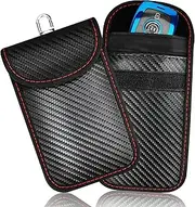 Upgraded Faraday Bag for Key Fob (2 Pack),Premium Faraday Key Fob Protector– Car RFID Signal Blocking, Car Security Protection Pouch, Anti-Theft Pouch, Anti-Hacking Case Blocker