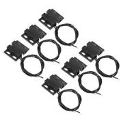 Magnetic Reed Switch, 6 Pack NC Wired Magnetic Contact Switch, Black