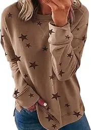 [MOLayys] Orders Saved for Later in My Cart,Woman's Zip Hoodie 2023 Autumn And Winter European And American Loose Large Size Long Extra Long (Khaki-3, XXL), Khaki-3, XX-Large