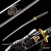 Kill Bill Sword Handmade Sharp Carbon Steel Japanese Samurai Katana Leather Ito