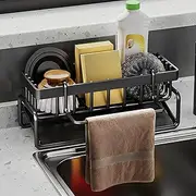 2 Tier Dish Drying Rack for Kitchen Counter, Dish Racks with Drainboard Set, Rustproof Dish Drainer with Cutlery Utensil Rack & Holders,for Kitchen Storage and Organisation (style 3)