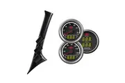 3 Gauge Pillar Pod for Ranger & BT-50 2011-15 Boost Exhaust Oil Water Volt Gauge