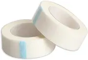 5Rolls White Eyelash Tape Adhesive Fabric Eyelash Tapes for Sensitive Skin Eyelashes Extension Supply Lash Tapes