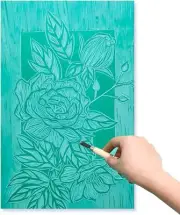 Linoleum Blocks for Printmaking, Soft Linocut Block Printmaking Supplies, Green