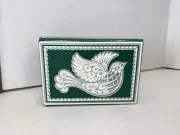 Vintage Avon Bottle Silver Dove Ornament Occure! Cologne Perfume W/ Box .5 fl oz