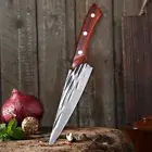 Boning Knife Kitchen Chef Slicing Peeling Forged 4Cr17Mov Steel Wood Handle Cut