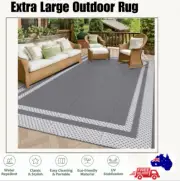 " NEW Extra Large Outdoor Rug (150X245Cm) - Reversible and Waterproof"