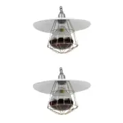 2x Brooder Coop Heater Heat Lamps for Pets Pet Habitat Heat Lamp