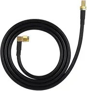 Low Loss Coaxial Extension Cable, SMA Female to SMA Male Antenna Extend Cable for Baofeng UV 5R UV 82 UV 9R Plus Walkie, Coaxial Cable with SMA Male to Antenna