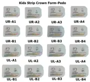 Dental Strip Crown Form-Pedo Kids Pediatric Deciduous Primary Anterior Crown