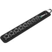 Wera 05003980001 Socket Rail B (Textile Belt), 8 Location, Unloaded