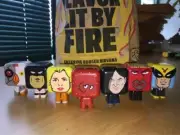 Aqua Teen Hunger Force Carls Jr Hardees [adult swim] Set of 7 Limited Ed Figures