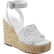 Marc Fisher Women Godina Ankle Strap Espadrille Sandals Size US 11M White