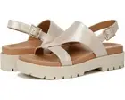 Vionic Alondra Lug I9855L2700 Sandals Women's US 9 Gold Leather Slingback P139