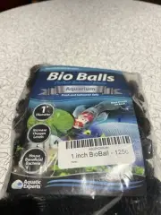 Bio Balls Aquatic Experts Aquarium Or Pond 125 Count In Zipper Mesh Bag