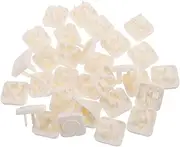 MOLUCKFU 45pcs Power Supply Protective Plug Cover Power Protection Cover Outlet Cover Proof Outlet Covers Outlet Plug Cover Plug Cover for Outlets Proof Outlet Plug