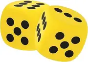 Kisangel Big Dice for Boys and Girls Large Eva Foam Dice Fun Learning Toy Classroom Educational Tool Safe Corners for Boys and Girls