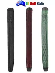 Grip Master Kangaroo Roo Leather PADDLE Putter Grip - Black /Uluru /Green