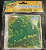 Crayola Bubbly Bath Book Go Go Green! Ages 3 & Up Fun in the Tub - A0027