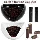 Coffee Bean Dosing Cup and 8ml Spray Bottle Set Ceramic Dosing Vessel Tray ₩₩