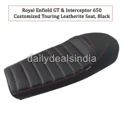 Fit For Royal Enfield GT & Interceptor 650 Leatherite Touring Dual Seat D36