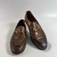 在飛比找Yahoo!奇摩拍賣優惠-BRAND楓月 GUCCI 404069 棕1955平底鞋 