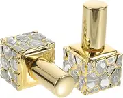 WOFASHPURET 2Pcs Refillable Glass Perfume Spray Bottles for Travel Aromatherapy Atomizer Elegant for Essential Oils and Fragrances present Occasion
