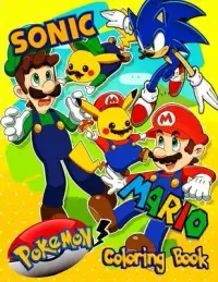 在飛比找博客來優惠-Sonic, Mario, Pokemon Coloring