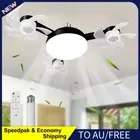 AU Drone Fan with LED Lantern Remote Control Electric Cordless Fan for Home Outd