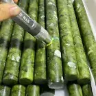 5pcs Natural Jadeite Roller Rolling - Raw Cut Natural Form Jade Specimen 270mm