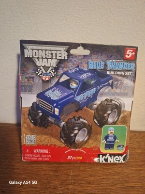 K'NEX Monster Jam Blue Thunder Monster Truck Building Set 37 pieces